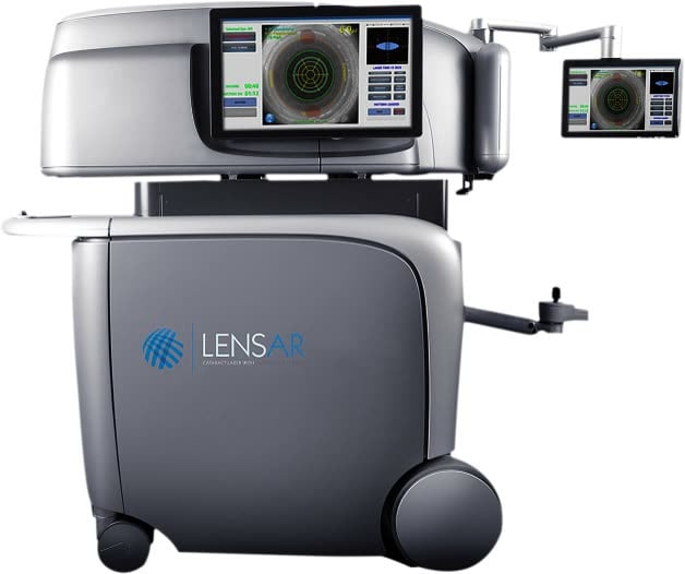 LENSAR cataract surgery system.