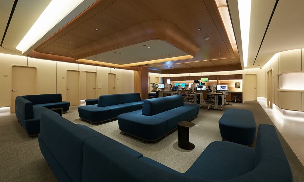 Patient lounge at the clinic
