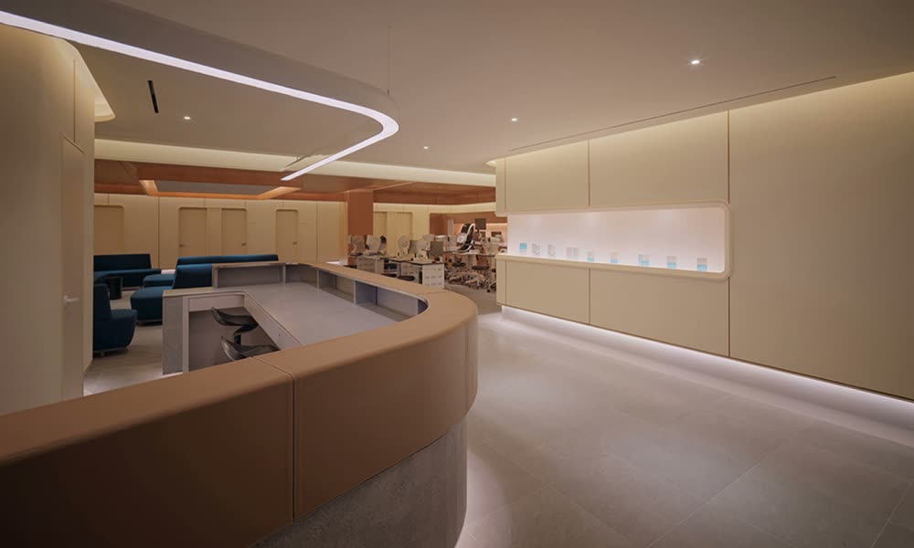 Reception at Gangnam Smile Eye Clinic