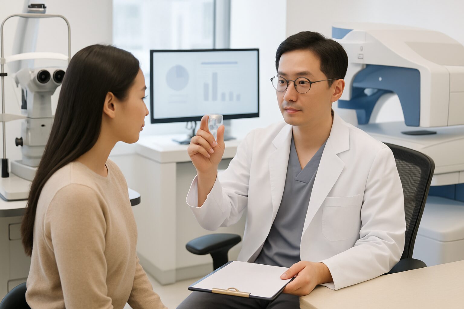 Smile Eye Clinic Korea дээрх нүдний мэс заслын төлөвлөлтийн зураглал